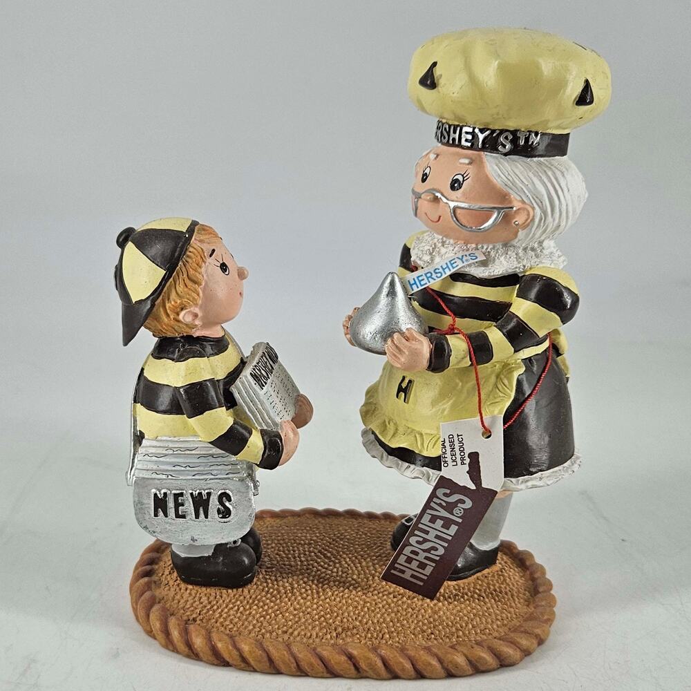 Vintage Kurt Adler & Ceramic 2003 Hershey's Figurine New